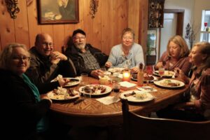 Photo of tasters at the table