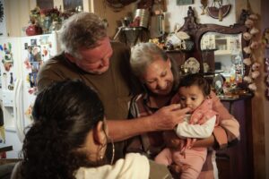 Photo of the youngest taste tester