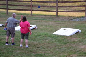 Corn hole, Mike Ballew tossing
