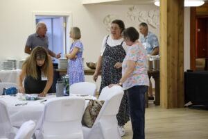 La Jean Heim Rohland, Kerry Brown, Barbara Carlson, Trudy Baever Briggs, Janis Salzer, Steve Stebbins