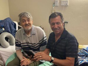 John Markley (left) with Doug Vanous (right)